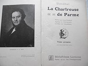 Bild des Verkufers fr Stendhal - La Chartreuse de Parme Notice par Aug. Dupouy Agr de l Universite Laur at de L Acad mie 1 + 2. Band in einem Buch zum Verkauf von Antiquariat Machte-Buch