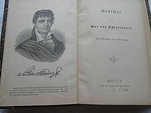 Bild des Verkufers fr Gedichte von Max von Schenkendorf Mit Einleitung und Anmerkungen zum Verkauf von Antiquariat Machte-Buch