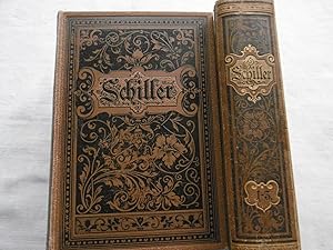 Bild des Verkufers fr Schillers sämmtliche Werke in zw lf Bänden ( vier Büchern ) vollständig zum Verkauf von Antiquariat Machte-Buch