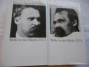 Seller image for Friedrich Nietzsche Werke in zwei Bänden ( Vollständig ) for sale by Antiquariat Machte-Buch
