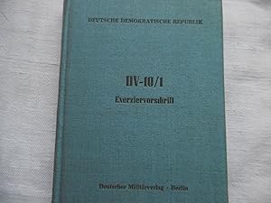 Immagine del venditore per DV-10/1 Exerziervorschrift ( Deutscher Militärverlag Berlin 1962 ) venduto da Antiquariat Machte-Buch