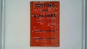 Seller image for COSTING FOR BUILDERS 2nd Ed for sale by Goldstone Rare Books