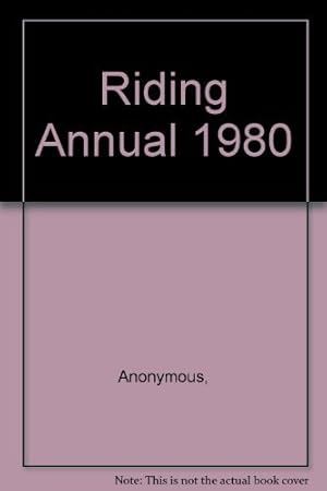 Seller image for Riding Annual 1980 for sale by WeBuyBooks