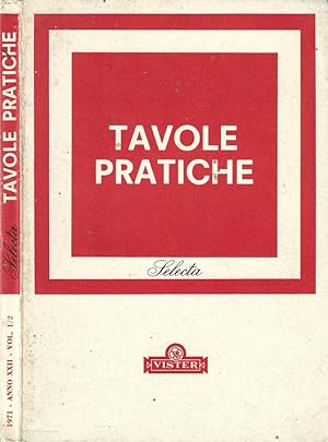 Bild des Verkufers fr Tavole pratiche vol. I Selecta zum Verkauf von Biblioteca di Babele