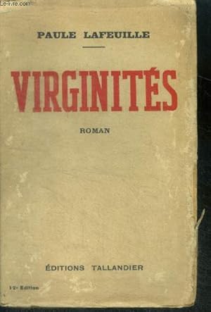 Seller image for VIRGINITES - ROMAN - 12E EDITION for sale by Le-Livre