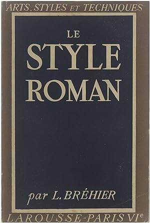 Seller image for Le style roman for sale by Untje.com