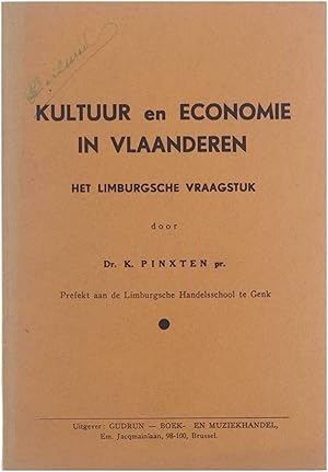 Immagine del venditore per Kultuur en Economie in Vlaanderen - Het Limburgsche Vraagstuk venduto da Untje.com