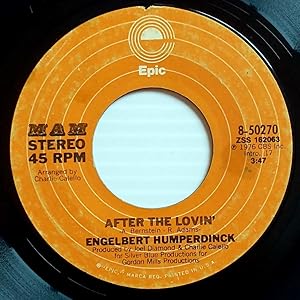 Seller image for After The Lovin' / Let's Remember The Good Times [7" 45 rpm Single] for sale by Kayleighbug Books, IOBA