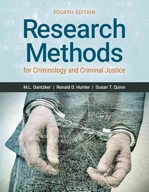 Bild des Verkufers fr Research Methods For Criminology And Criminal Justice zum Verkauf von moluna