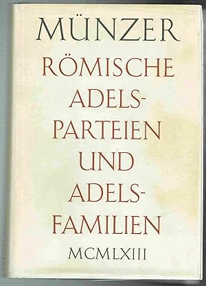 Seller image for Romische Adelsparteien und Adelsfamilien for sale by Hyde Brothers, Booksellers