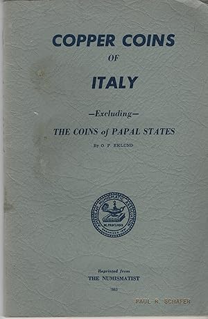 Immagine del venditore per Copper Coins of Italy Excluding the Coins of Papal States venduto da Cher Bibler