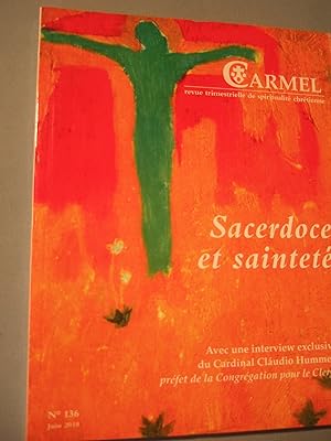 Bild des Verkufers fr Carmel Revue trimestrielle de spiritualite chretienne.N136 zum Verkauf von Domifasol