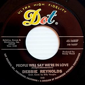 Bild des Verkufers fr People Will Say We're In Love / (The Answer To) You Better Move On [7" 45 rpm Single] zum Verkauf von Kayleighbug Books, IOBA