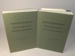 Seller image for Hamburgensien: Schriftenreihe des Hauses Lafrentz. - [Band 1-10 in einem Band. Und: Band 11-22 in einem Band]. - [Mit beiliegendem signierten Brief]. for sale by ANTIQUARIAT Franke BRUDDENBOOKS