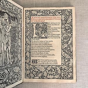 Seller image for The Romance of Syr Perecyvelle of Gales (Kelmscott Press) for sale by Dark and Stormy Night Books