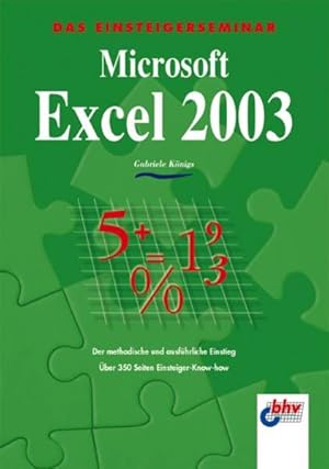 Imagen del vendedor de Microsoft Excel 2003 a la venta por Gerald Wollermann