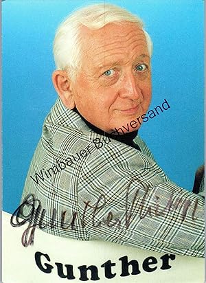 Immagine del venditore per Original Autogramm Gunther Philipp (1918-2003) /// Autograph signiert signed signee venduto da Antiquariat im Kaiserviertel | Wimbauer Buchversand