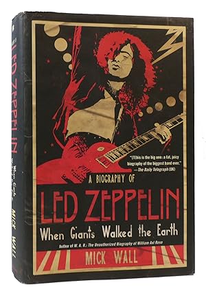 Seller image for WHEN GIANTS WALKED THE EARTH A Biography of Led Zeppelin for sale by Rare Book Cellar