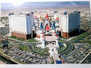 Las Vegas. Excalibur Hotel / Casino. USA. Alte Ansichtskarte / Postkarte farbig, ungel. 1990. Luf...
