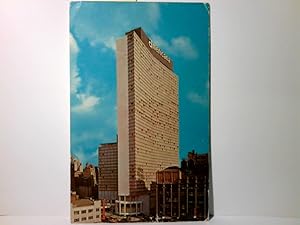 New York City. Hotel Americana. USA. Alte Ansichtskarte / Postkarte farbig, gel. 1973. Gebäudeans...