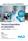 Técnico/a Especialista en Laboratorio. Temario General volumen 1. Servicio Vasco de Salud (Osakid...