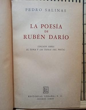 La poesía de Rubén Darío - Primera edición