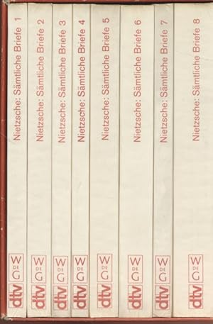 Bild des Verkufers fr ( Originalausgabe) Smtliche Briefe. [Juni 1850-Januar 1889] 8 Bnde. Kritische Studienausgabe. Hrsg. von Giorgio Colli und Mazzino Montinari. zum Verkauf von Fundus-Online GbR Borkert Schwarz Zerfa