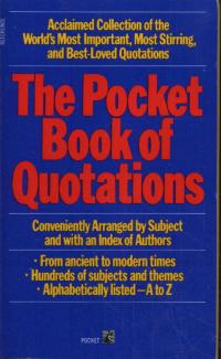 The Pocket Book of Quotations