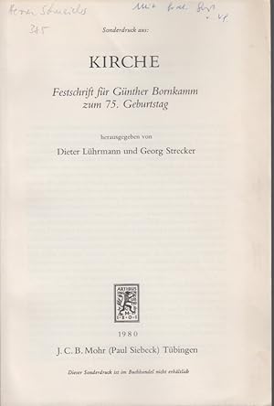 Biblische Theologie? [Aus: Dieter Lührmann und Georg Strecker (Hrsg.), Kirche. Festschrift für Gü...