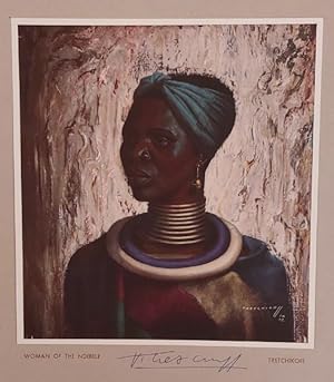 Image du vendeur pour Vladimir Tretchikoff: Woman of the Ndebele, Signed Original Colour Print mis en vente par Chapter 1
