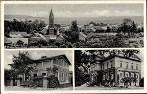 Ansichtskarte / Postkarte Pretschen Kreis Lübben Spreewald, Gesamtansicht, Kolonialwarengeschäft,...