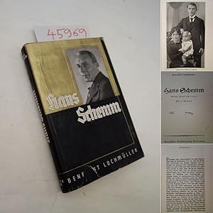 Seller image for Hans Schemm. Erster Band 1891-1919 * mit 11 Bildern und dem O r i g i n a l - S c h u t z u m s c h l a g (dieser in Farbkopie) for sale by Galerie fr gegenstndliche Kunst