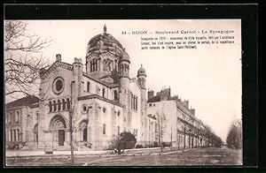 Ansichtskarte Dijon, Boulevard Carnot, La Synagogue