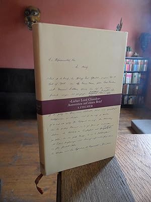 Bild des Verkufers fr Henning Ahrens: Ein Brief [in "Lieber Lord Chandos. Antworten auf einen Brief]. zum Verkauf von Antiquariat Floeder