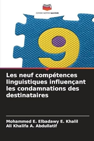 Bild des Verkufers fr Les neuf comptences linguistiques influenant les condamnations des destinataires zum Verkauf von moluna