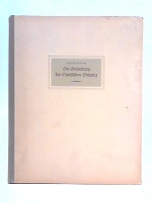 Seller image for Die Entdeckung der Sachsischen Schweiz for sale by World of Rare Books