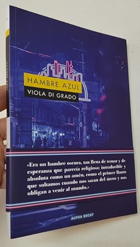 Imagen del vendedor de Hambre azul a la venta por Librera Mamut