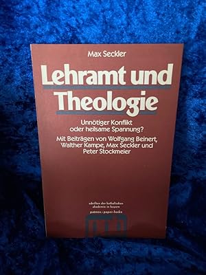 Bild des Verkufers fr Lehramt und Theologie. Unntiger Konflikt oder heilsame Spannung? zum Verkauf von Antiquariat Jochen Mohr -Books and Mohr-