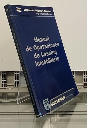 Bild des Verk�ufers f�r Manual de operaciones de Leasing inmobiliario zum Verkauf von Librer�a Di�logo