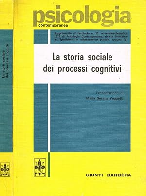 Bild des Verkufers fr La storia sociale dei processi cognitivi zum Verkauf von Biblioteca di Babele
