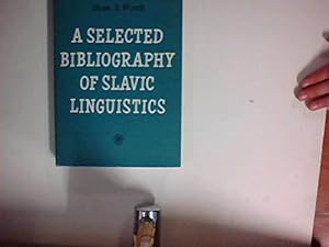 Bild des Verkufers fr A Selected Bibliography of Slavic Linguistics, Volume One.Slavistic Printings and Reprintings XLIX zum Verkauf von Ammareal
