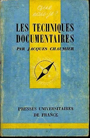 Seller image for Que sais-je, n1419 : les techniques documentaires for sale by Ammareal