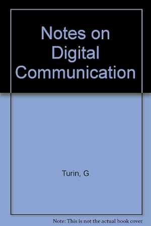 Seller image for Notes on digital communication, (Van Nostrand Reinhold notes on system sciences) for sale by Ammareal