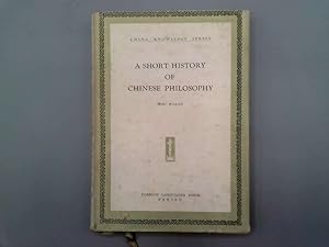 Immagine del venditore per A Short History of Chinese Philosophy (China knowledge series) venduto da Goldstone Rare Books
