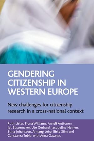 Immagine del venditore per Gendering Citizenship in Western Europe : New Challenges for Citizenship Research in a Cross-national Context venduto da GreatBookPricesUK