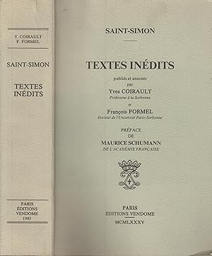 Seller image for Textes indits. Publis et annots par Yves Coirault et Franois Formel. Prface de Maurice Schumann for sale by PRISCA