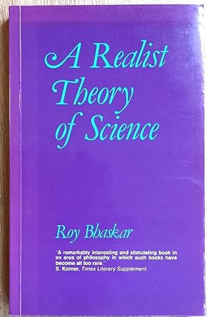 A REALIST THEORY OF SCIENCE