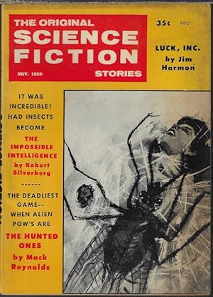 Image du vendeur pour The Original SCIENCE FICTION Stories: November, Nov. 1959 mis en vente par Books from the Crypt