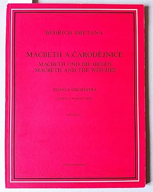 Imagen del vendedor de Macbeth a Carodejnice. Macbeth und die Hexen. Macbeth and the witches. Symfonicky Obraz Pro Klavir A Orchstr. - Symphonisches Bild fr Klavier und Orchester. - Symphonic Picture for Piano and Orchestra. Jarmil Burghauser. Partitura. H 6463. (Vorwort tschechisch - deutsch - englisch). a la venta por Versandantiquariat Kerstin Daras