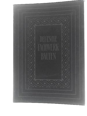 Imagen del vendedor de Deutsche Fachwerkbauten. a la venta por World of Rare Books